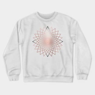 Art Deco Geometric Spiral Crewneck Sweatshirt